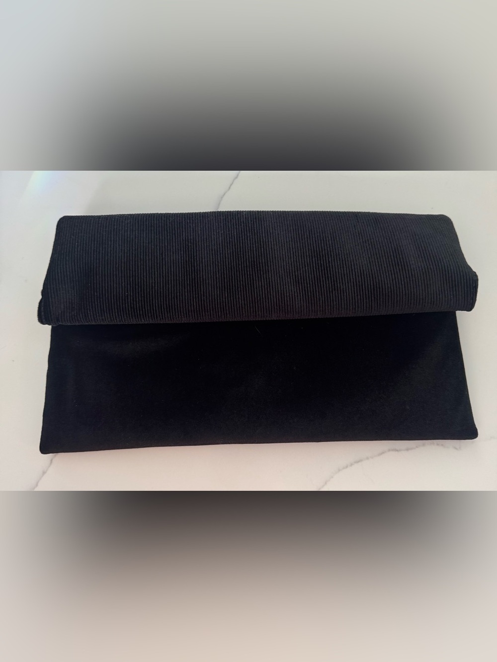 Anthropologie Velvet Clutch Crossbody Bag